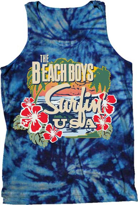 Beach Boys Surfin' USA Tie-Dye Tank Top