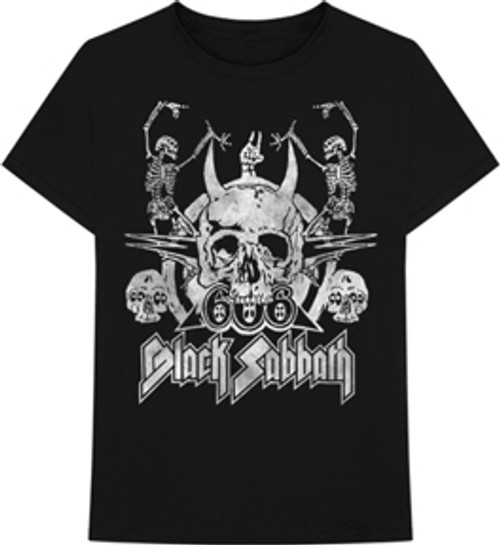 Black Sabbath Dancing Skeletons T-Shirt