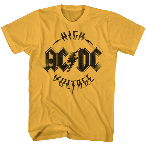 AC/DC High Voltage Yellow T-Shirt - Yellow