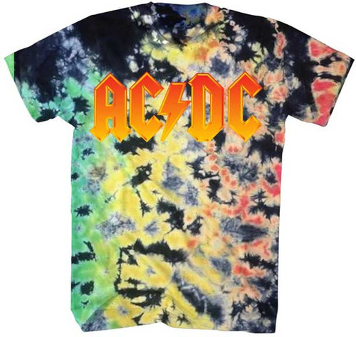 AC/DC Tie Dye Logo T-Shirt