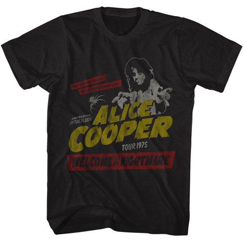 Alice Cooper Welcome to my Nightmare 1975 Tour T-Shirt