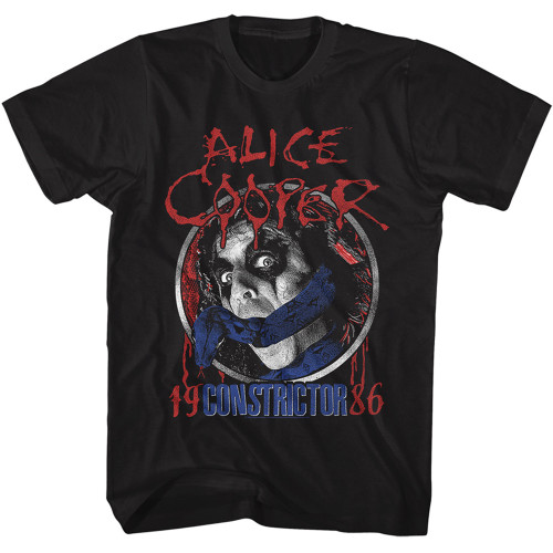 Alice Cooper Constrictor 1986 T-Shirt - Black