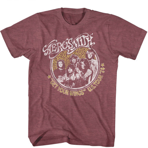 Aerosmith Get Your Wings T-Shirt - Red