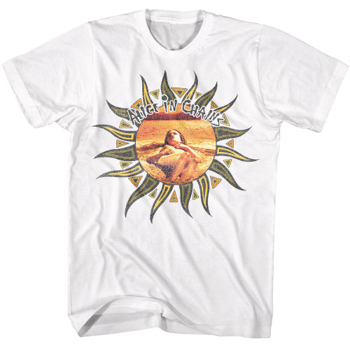 Alice in Chains Sun T-Shirt - White