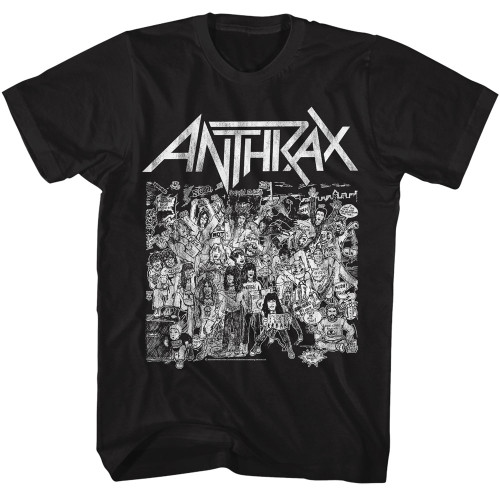 Anthrax No Frills T-Shirt - Black