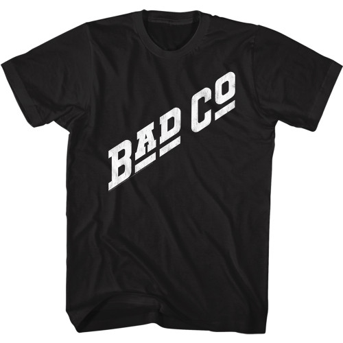 Bad Company White Logo T-Shirt - Black