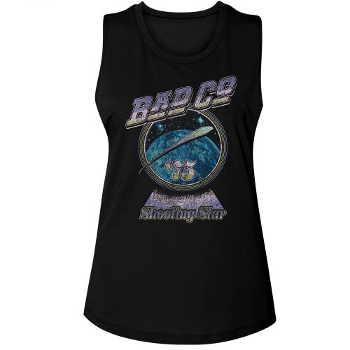 Bad Company Shooting Star Women's Muscle Tank - Black