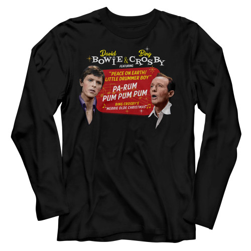 Bing Crosby And Bowie Pa Run Long Sleeve T-Shirt - Black