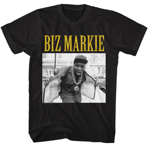 Biz Markie Biz Jacket T-Shirt - Black