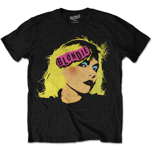 Blondie Punk Logo T-Shirt - Black