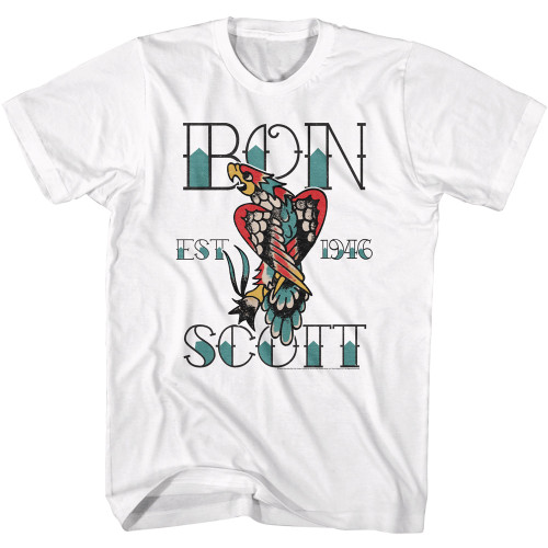 Bon Scott Tattoo T-Shirt - White