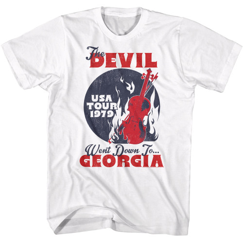 Charlie Daniels Band Devil USA Tour T-Shirt - White