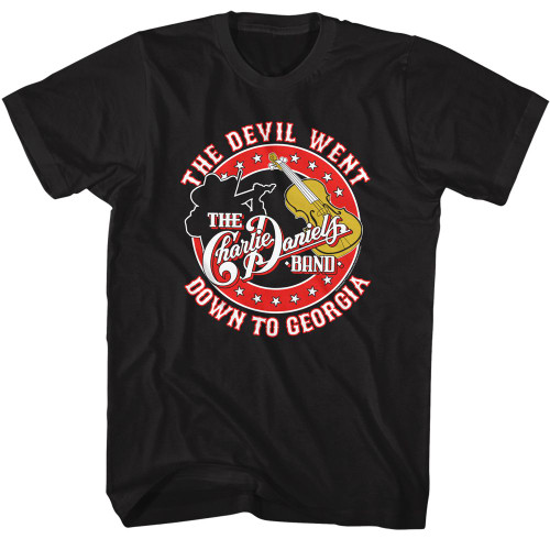 Charlie Daniels Band Devil Went Down To Georgia T-Shirt - Black