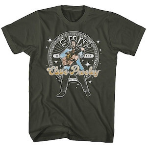 Elvis Circle and Sparkles T-Shirt