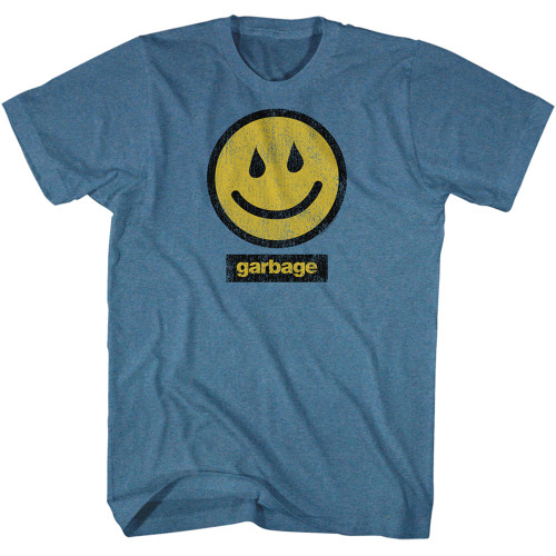 Garbage Smile T-Shirt - Indigo