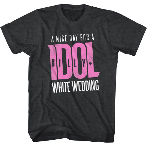 Billy Idol White Wedding T-Shirt - Black