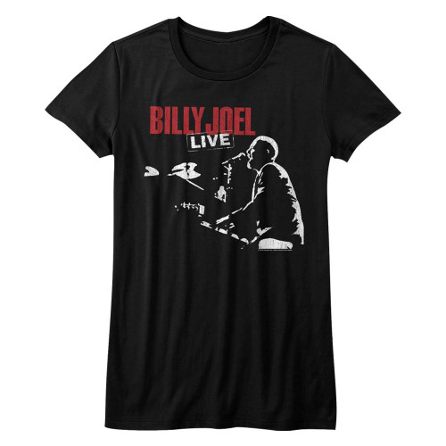 Billy Joel - 81' TOUR Ladies T-Shirt - Black