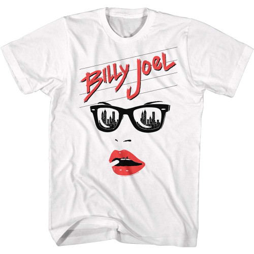 Billy Joel Lips T-Shirt - White