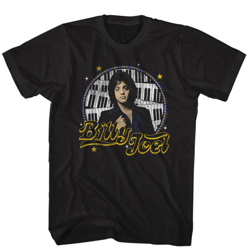 Billy Joel Stars T-Shirt - Black