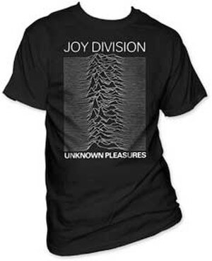 Black Joy Division Unknown Pleasures T-Shirt