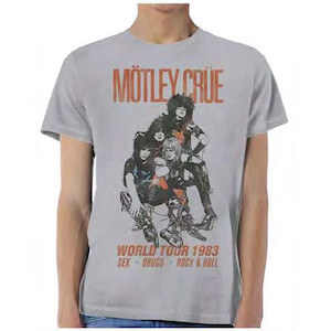 Motley Crue 1983 World Tour T-Shirt