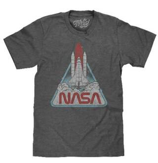 NASA Shuttle Distressed Logo T-Shirt