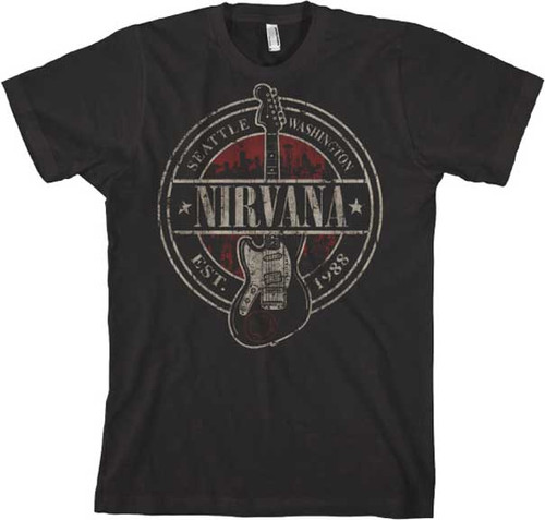 Nirvana Seattle Washington Est. 1988 T-Shirt