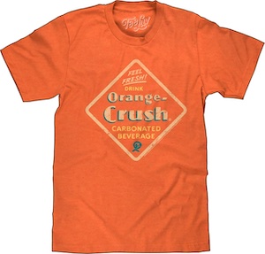 Orange Crush Feel Fresh Vintage Logo T-Shirt