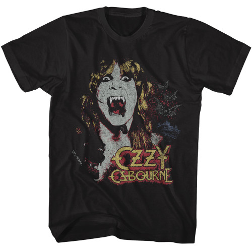 Ozzy Osborne Vampire T-Shirt - Black