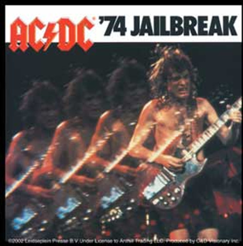 AC/DC '74 Jailbreak Sticker