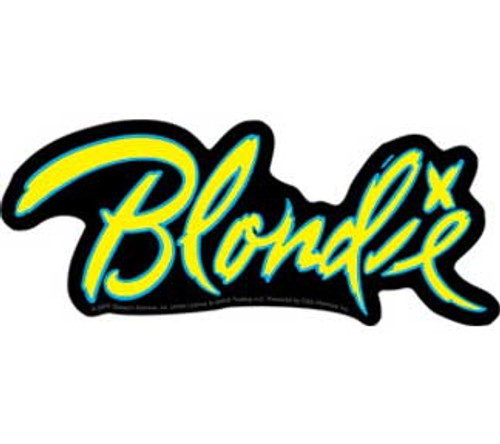 Blondie Die Cut Logo Sticker