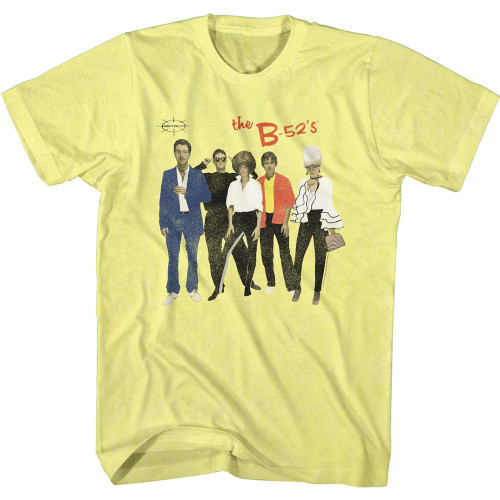 The B-52's - Retro Band T-Shirt - Yellow