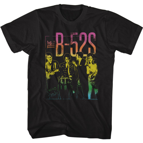 The B-52's Band Photo T-Shirt - Black