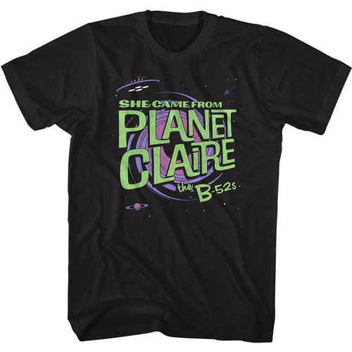 The B-52's Planet Claire T-Shirt - Black