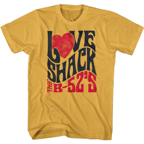 The B-52's Love Shack Yellow T-Shirt