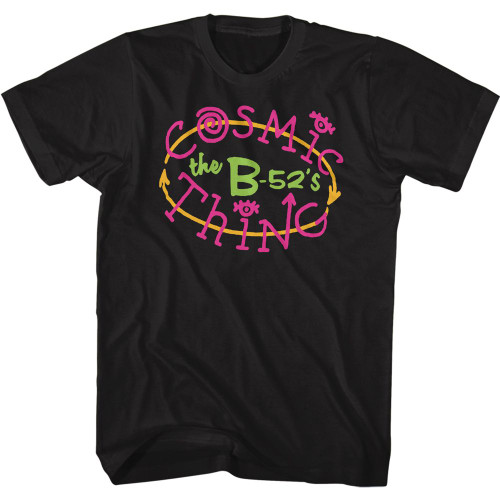 The B-52's Cosmic Thing T-Shirt - Black