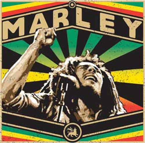 Bob Marley Rise Up Sticker